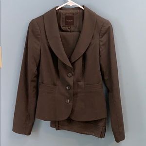 Brown Suit from The Limited